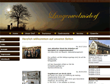Tablet Screenshot of langenwolmsdorf.de